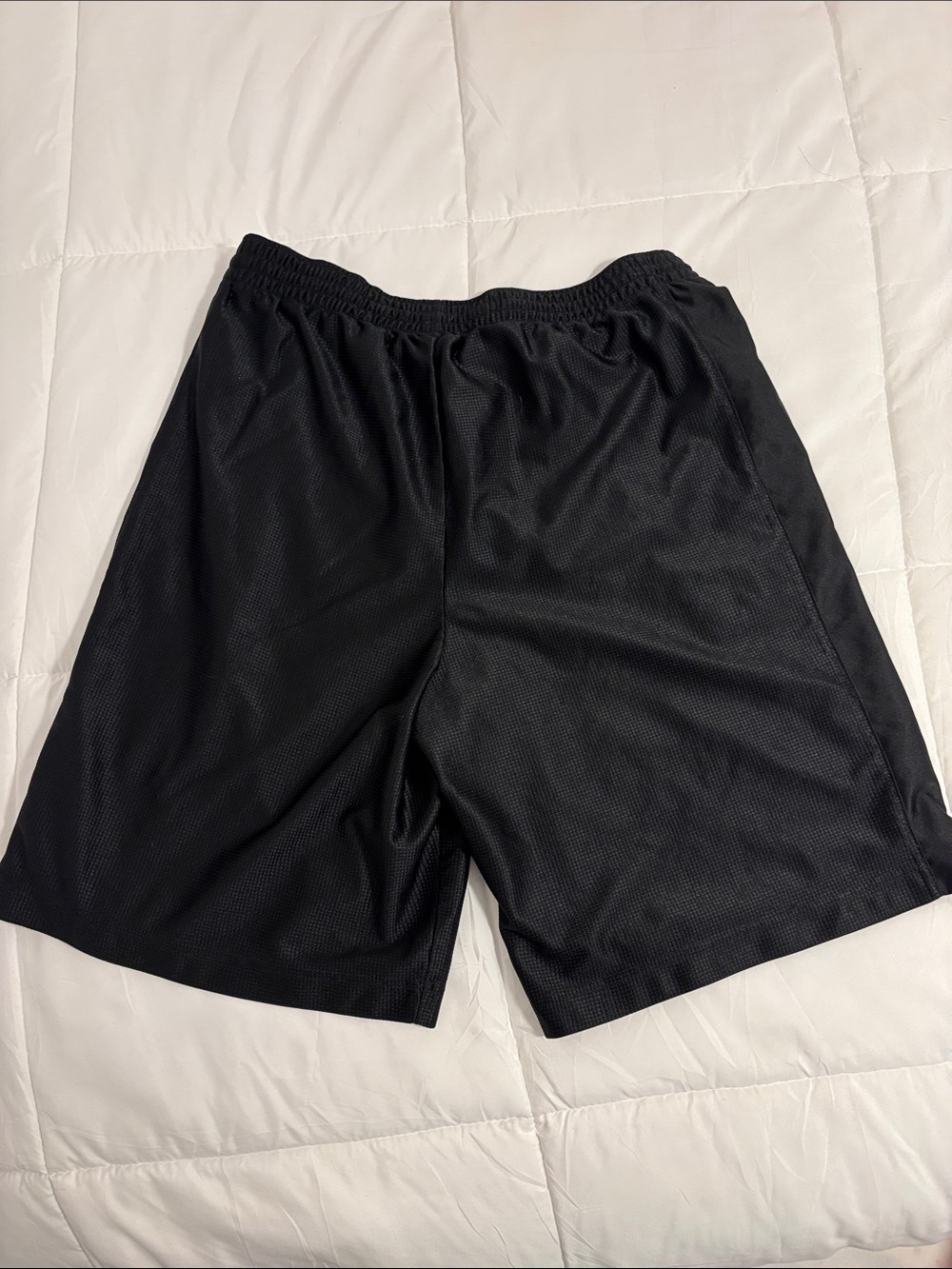 Nike Black Men's Athletic Basketball Mesh Training Shorts size Large - Picture 2 of 4